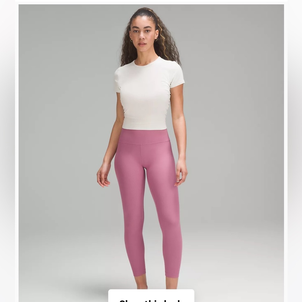 lululemon Align™ Ribbed High-Rise Pant 25"